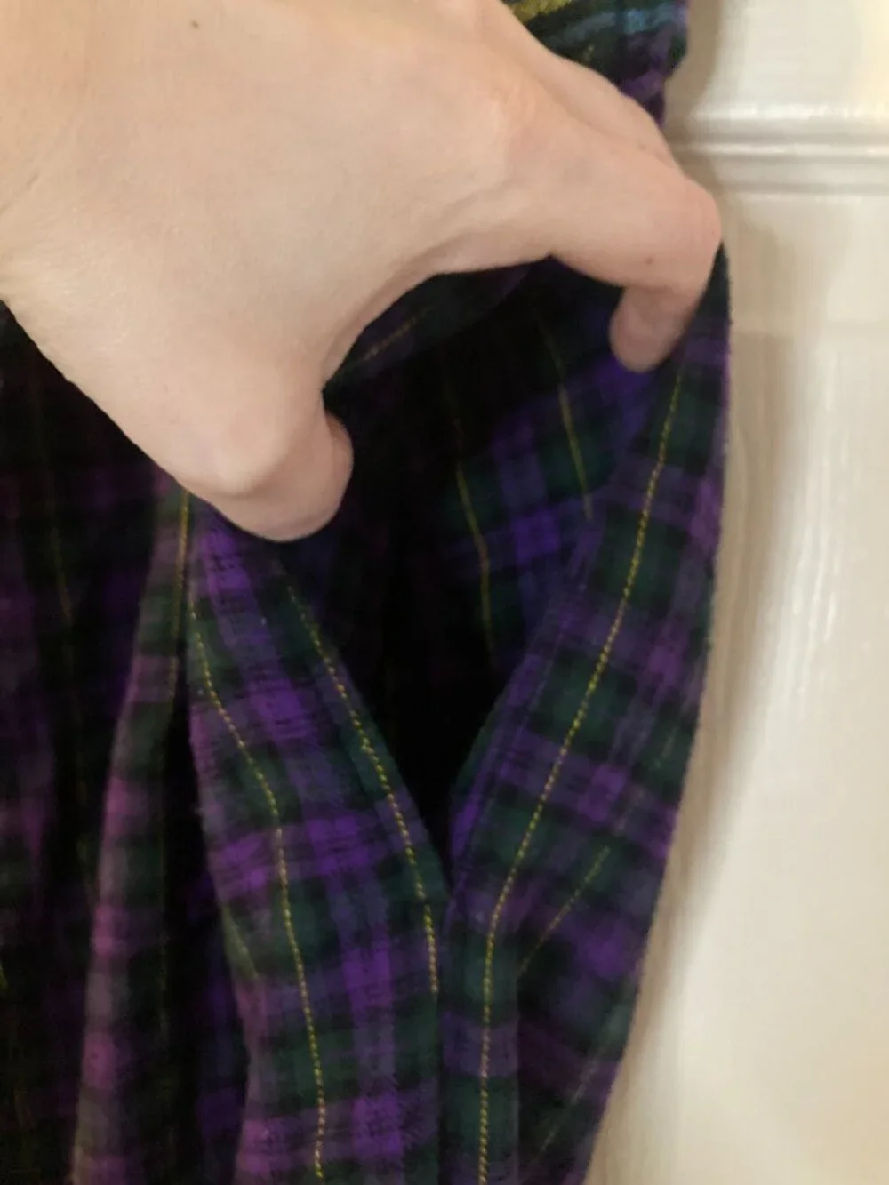 Polo Ralph Lauren Men's Purple Plaid Sleepwear Pajama Pants 100% Cotton - Size M